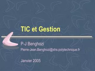 TIC et Gestion