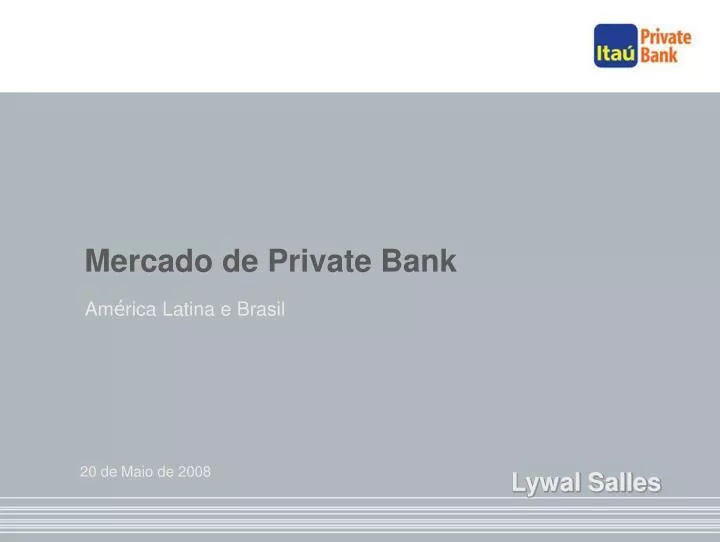 mercado de private bank