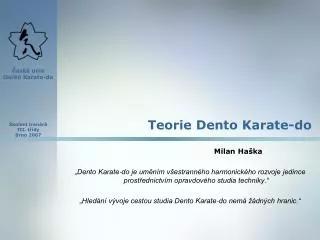 Teorie Dento Karate-do