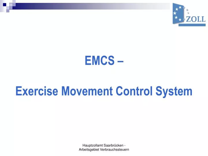 emcs exercise movement control system