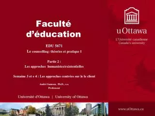 facult d ducation
