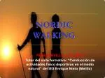 NORDIC WALKING - slide 1