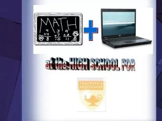 The use of technology in mathematics