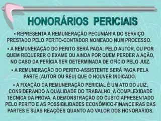 honor rios periciais
