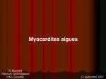 Myocardites aigues - slide 1