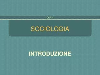 sociologia