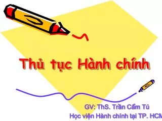 Thủ tục Hành chính