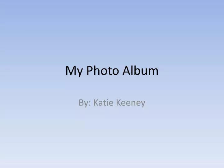 my photo album