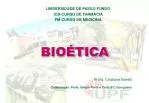BIOÉTICA - slide 1