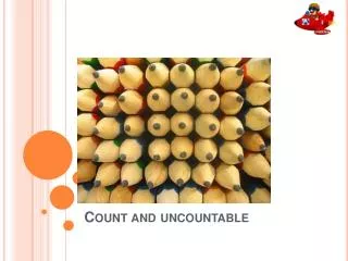 Count and uncountable