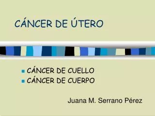 c ncer de tero