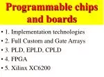Programmable chips and boards - slide 1