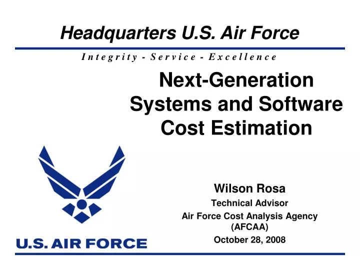 next generation systems and software cost estimation