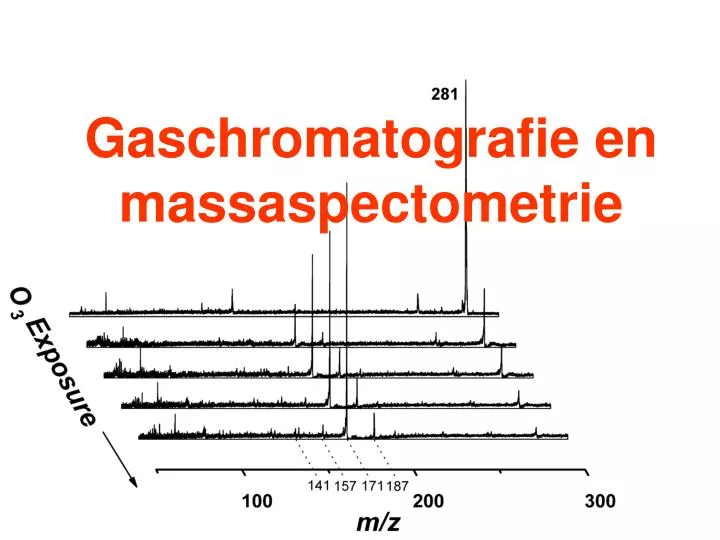 gaschromatografie en massaspectometrie