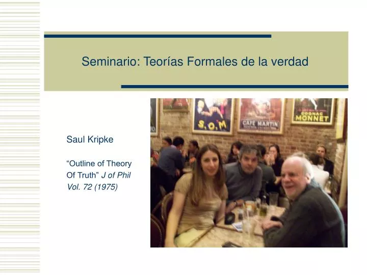 seminario teor as formales de la verdad