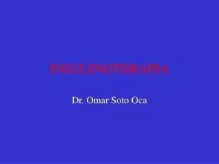 insulinoterapia