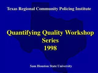 Texas Regional Community Policing Institute