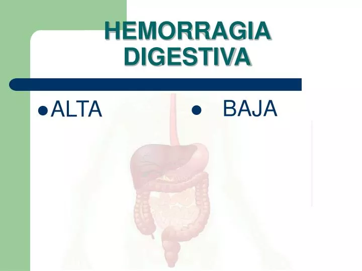 hemorragia digestiva