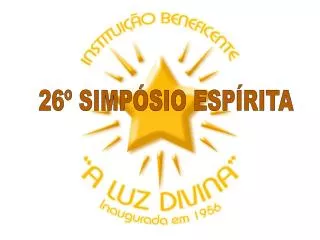 26º SIMPÓSIO ESPÍRITA