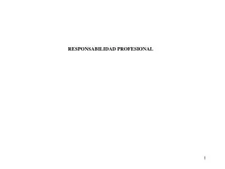 responsabilidad profesional