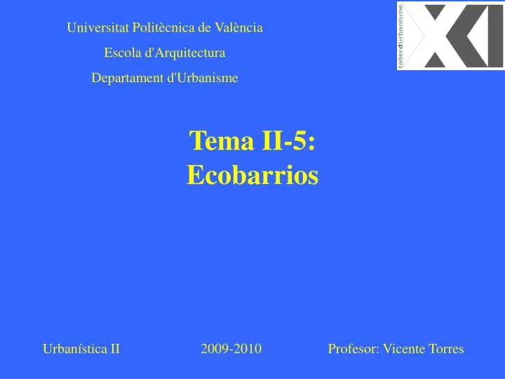 tema ii 5 ecobarrios