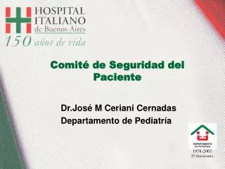 Comité de Seguridad del Paciente