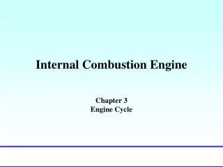 internal combustion engine