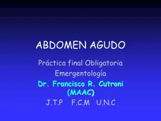 abdomen agudo