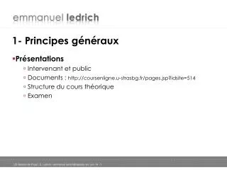 1 principes g n raux