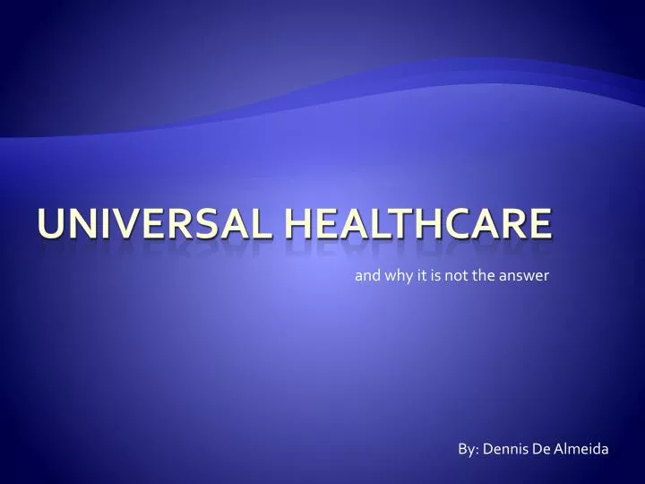 universal healthcare