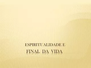 espiritualidade e
