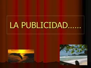 la publicidad