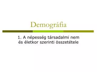 demogr fia
