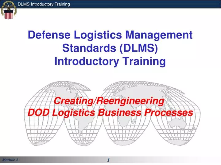 defense logistics management standards dlms introductory training