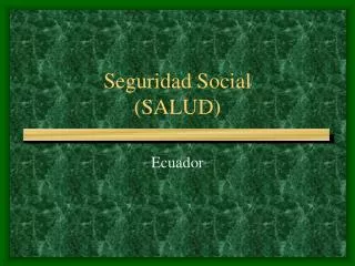 seguridad social salud