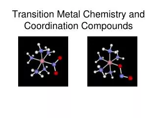 Transition Metal Chemistry and Coordination Compounds
