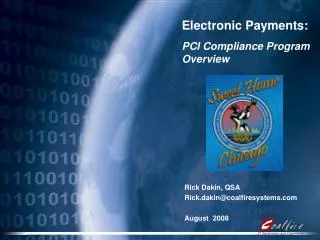 Electronic Payments: PCI Compliance Program Overview