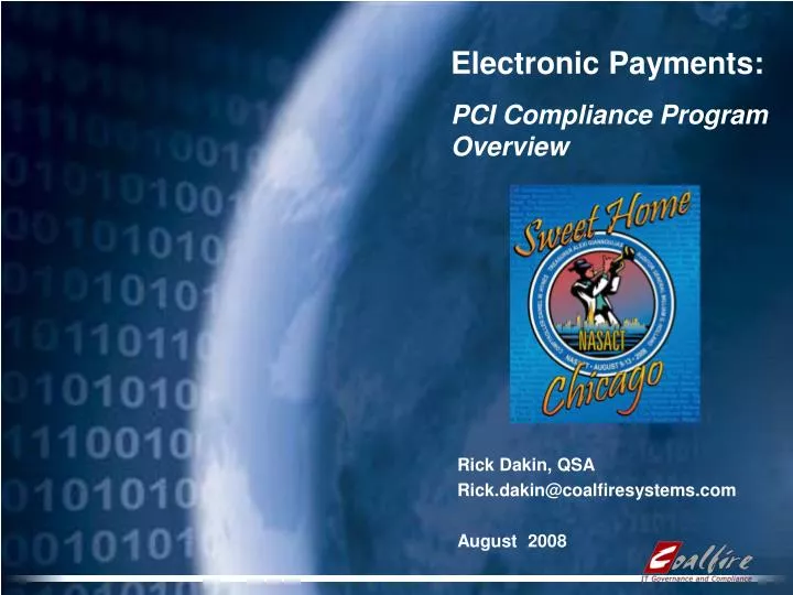 electronic payments pci compliance program overview
