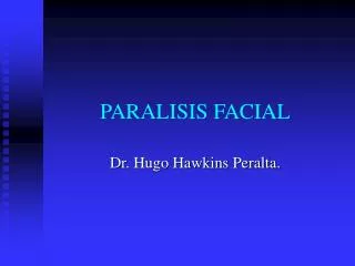 paralisis facial
