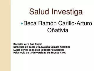 salud investiga