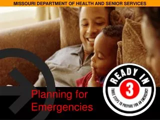 MISSOURI DEPARTMENT OF HEALTH AND SENIOR SERVICES