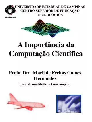 a import ncia da computa o cient fica