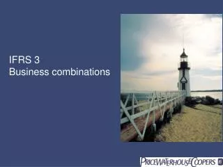 IFRS 3 Business combinations