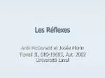Les Réflexes - slide 1