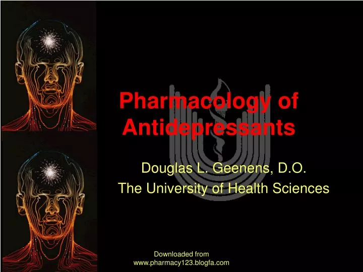 pharmacology of antidepressants
