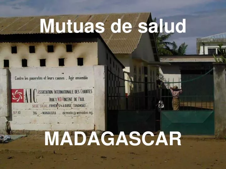 mutuas de salud madagascar