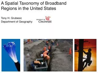 A Spatial Taxonomy of Broadband Regions in the United States