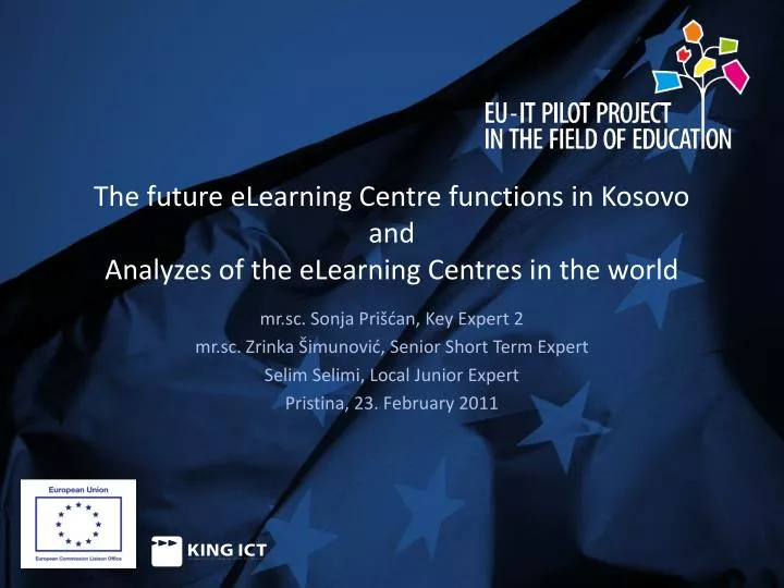 the future elearning centre functions in kosovo and analyzes of the elearning centres in the world