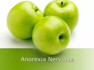 anorexia nerviosa