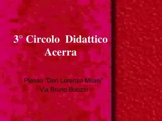 3 circolo didattico acerra